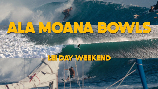 Lei day May 1st kicks off with two days of solid surf along the South Shore!
