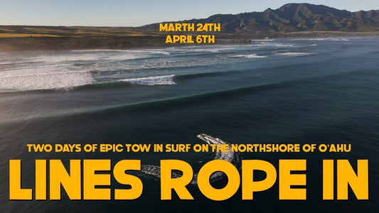 Tow Surfers pull into Double Overhead + Faces along the North Shore