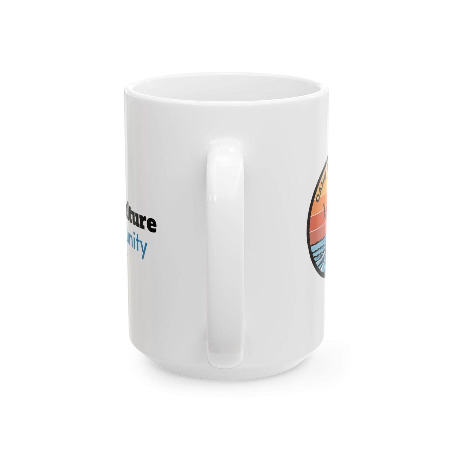 OSF Surf Culture Community Circle Logo MUG, (11oz, 15oz)